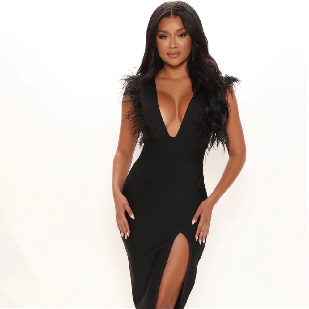 Fashion Nova Black Dress-Size XL- NWT
